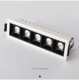 Dimmable Recessed Strip LED Ceiling Lights 10W 20W 30W COB Downlight AC220V LED Strip Lamp Lndoor Lighting TV Background