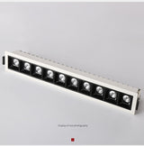 Dimmable Recessed Strip LED Ceiling Lights 10W 20W 30W COB Downlight AC220V LED Strip Lamp Lndoor Lighting TV Background