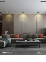 Dimmable Recessed Strip LED Ceiling Lights 10W 20W 30W COB Downlight AC220V LED Strip Lamp Lndoor Lighting TV Background