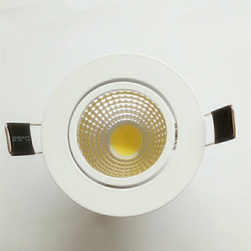 QLTEG LED downlight light COB Ceiling Spot Light 3w 5w 7w 12w AC85-265V ceiling recessed Lights LED decoration Indoor Lighting