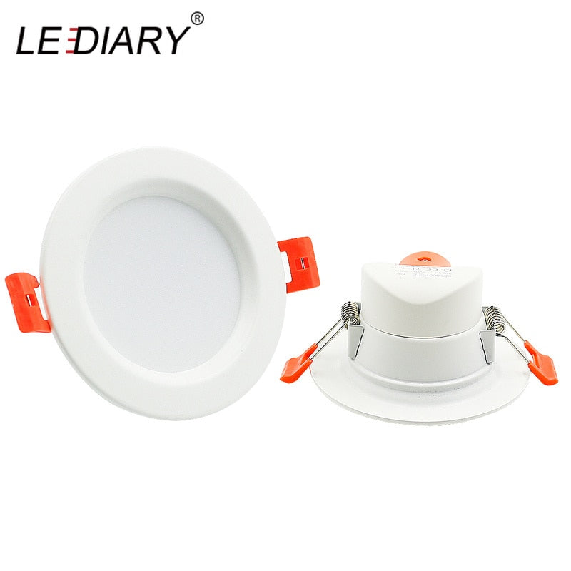 LEDIARY SMD LED Downlights 5W 7W 12W 15W 20W 110V-240V White Ceiling Spot Lamp 75mm Cut Hole No Flicker Lighting Fixtures