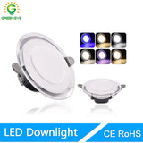Downlight 3W 5W led Downlight AC220V-240V new six color recessed downlight ceiling Kitchen living room Indoor ceiling spot light