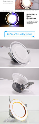 Downlight 3W 5W led Downlight AC220V-240V new six color recessed downlight ceiling Kitchen living room Indoor ceiling spot light