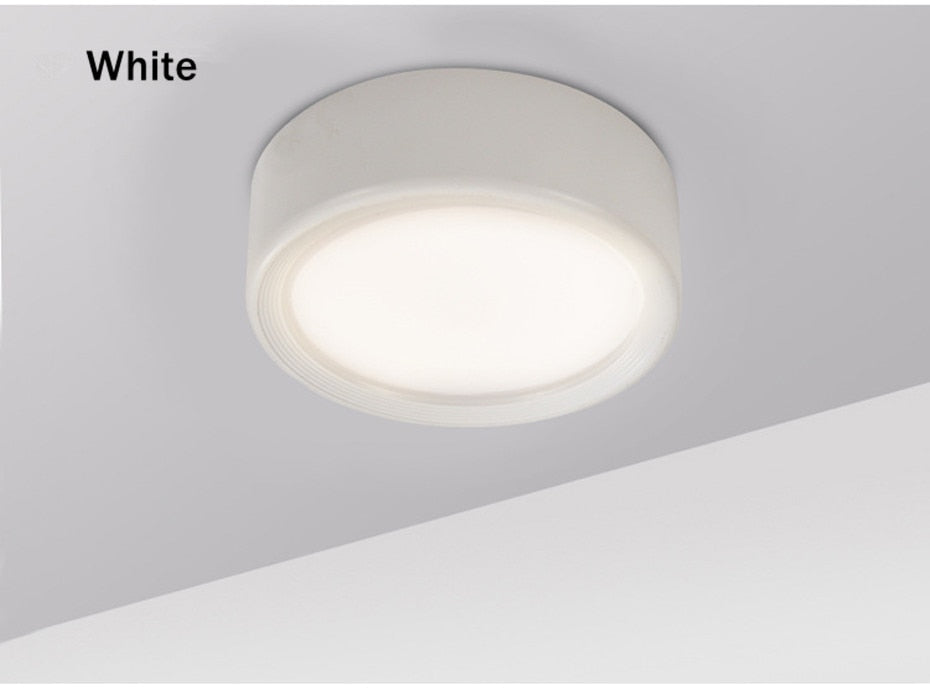 Led Ceiling Light Surface Mounted Ultra Thin Down Lights Led Spot Lamp 3W 5W Living Room Bedroom Kitchen Hotel Store Lighting