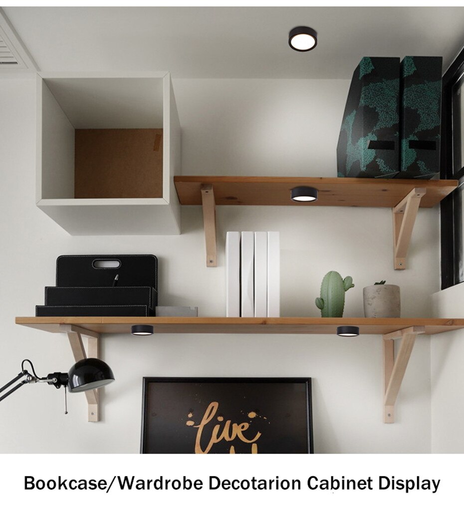 Led Ceiling Light Surface Mounted Ultra Thin Down Lights Led Spot Lamp 3W 5W Living Room Bedroom Kitchen Hotel Store Lighting