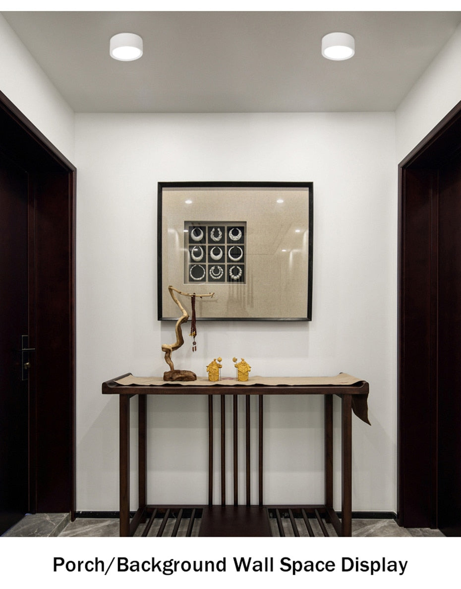 Led Ceiling Light Surface Mounted Ultra Thin Down Lights Led Spot Lamp 3W 5W Living Room Bedroom Kitchen Hotel Store Lighting