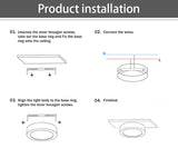Led Ceiling Light Surface Mounted Ultra Thin Down Lights Led Spot Lamp 3W 5W Living Room Bedroom Kitchen Hotel Store Lighting