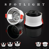 LED Downlight 7w 15w 18w Round Recessed LED Ceiling Lamp Anti Glare Led Bulb Bedroom Living Room Indoor LED Spot Lighting