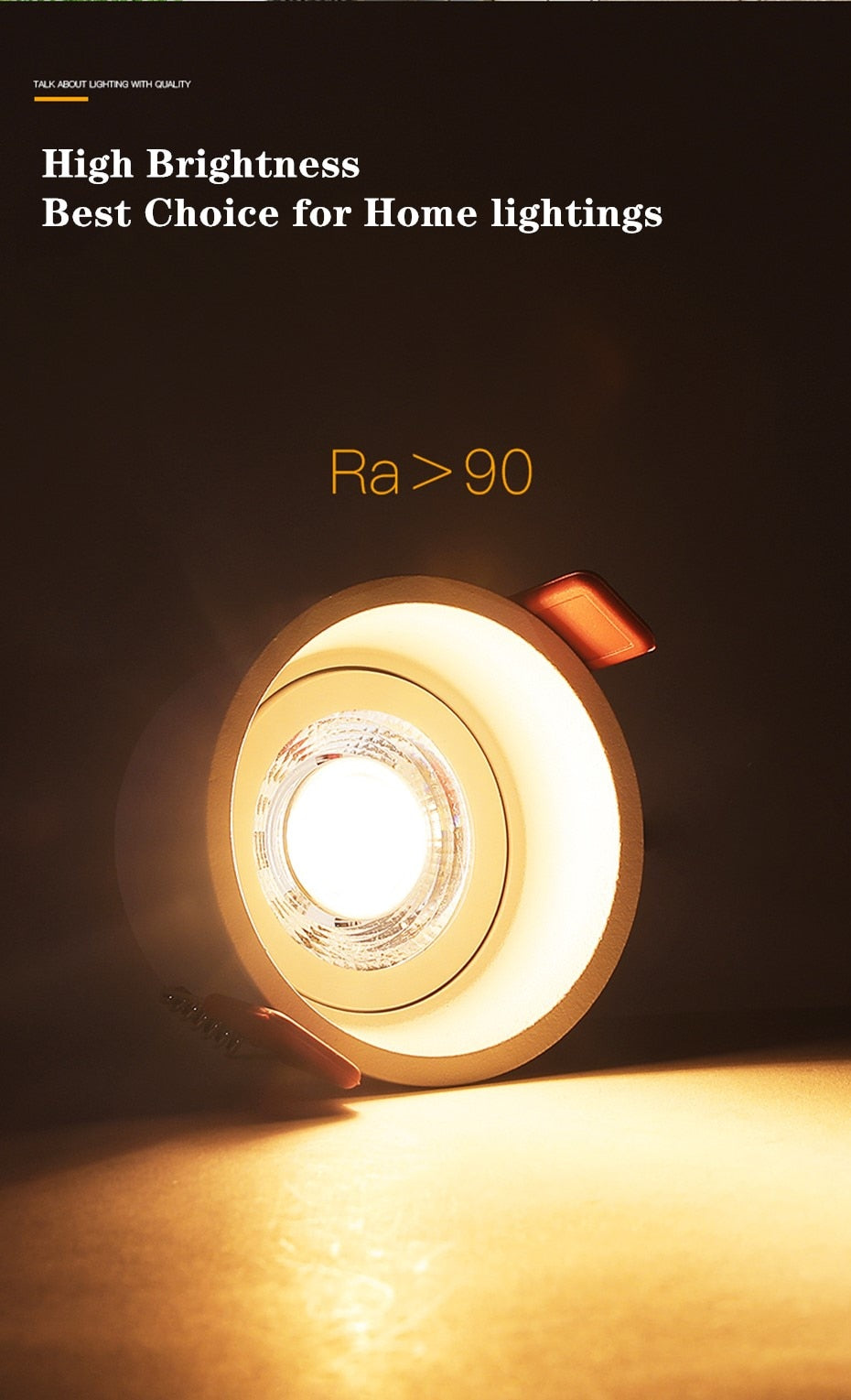 LED Downlight 7w 15w 18w Round Recessed LED Ceiling Lamp Anti Glare Led Bulb Bedroom Living Room Indoor LED Spot Lighting