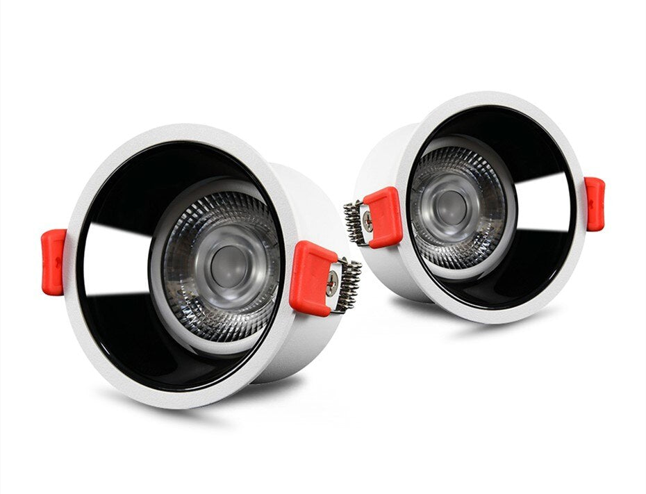 LED Downlight 7w 15w 18w Round Recessed LED Ceiling Lamp Anti Glare Led Bulb Bedroom Living Room Indoor LED Spot Lighting