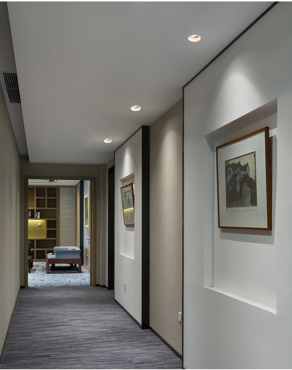 LED Downlight 7w 15w 18w Round Recessed LED Ceiling Lamp Anti Glare Led Bulb Bedroom Living Room Indoor LED Spot Lighting