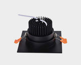 Dimmable AC85-265V Square  Recessed COB LED Downlights 7W 9W 12W LED Ceiling Spot Lights  LED Ceiling Lamps Indoor Lighting