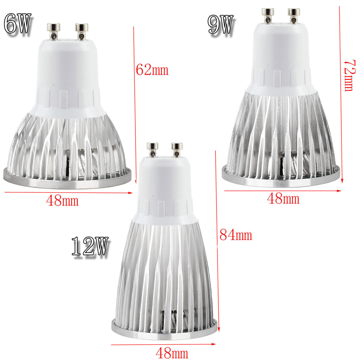Super Bright LED COB Spotlight Bulbs GU10 B22  E27 E14 6W 9W 12W Lamps LED lamp light  Spot Lights AC 220V - 240V Downlight