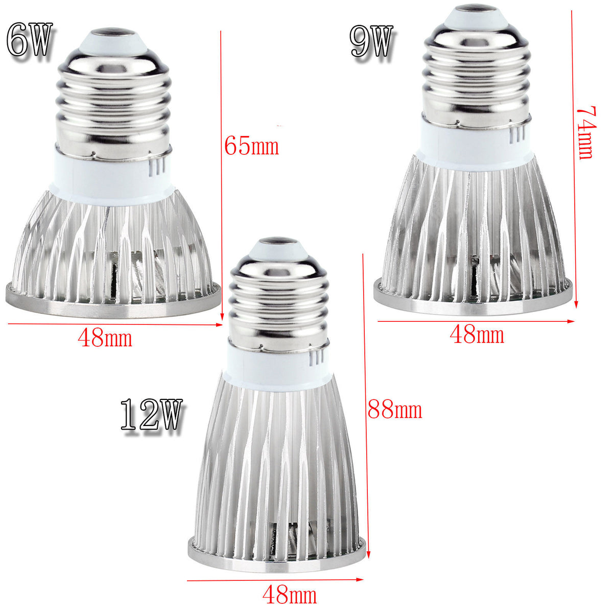 Super Bright LED COB Spotlight Bulbs GU10 B22  E27 E14 6W 9W 12W Lamps LED lamp light  Spot Lights AC 220V - 240V Downlight