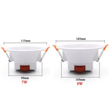 Zigbee LED Smart Downlight Ceiling lights Dimming Round Spot Lighting 7W/9W RGB Warm Cold light Voice control