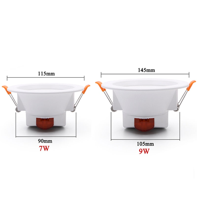 Zigbee LED Smart Downlight Ceiling lights Dimming Round Spot Lighting 7W/9W RGB Warm Cold light Voice control