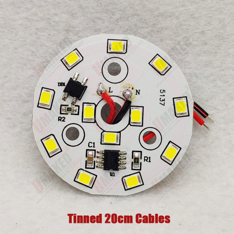 Downlight led pcb smd2835 integrated IC driver, lighting/ lamp source 3W 5W 7W 9W 12W 15W 18w AC 220V for bulb light, downlight Diy
