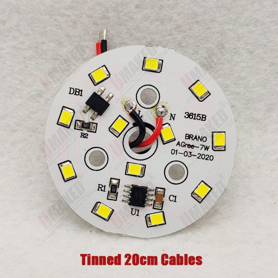Downlight led pcb smd2835 integrated IC driver, lighting/ lamp source 3W 5W 7W 9W 12W 15W 18w AC 220V for bulb light, downlight Diy