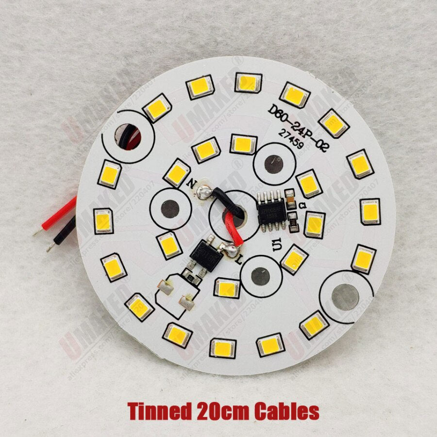 Downlight led pcb smd2835 integrated IC driver, lighting/ lamp source 3W 5W 7W 9W 12W 15W 18w AC 220V for bulb light, downlight Diy