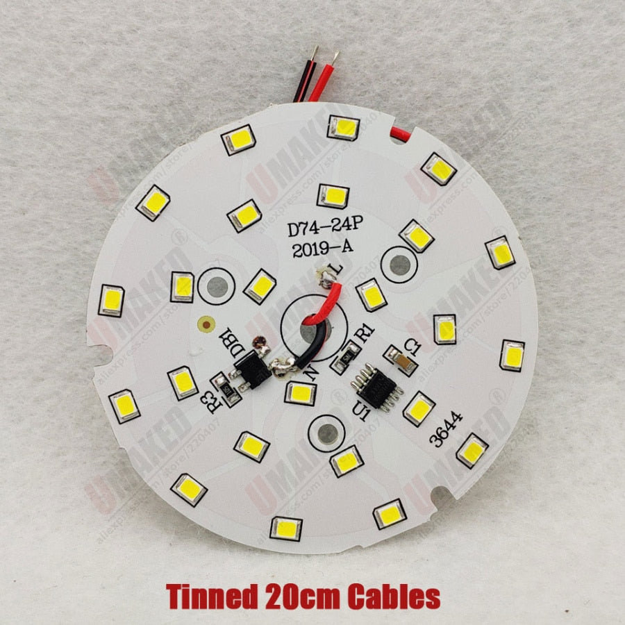 Downlight led pcb smd2835 integrated IC driver, lighting/ lamp source 3W 5W 7W 9W 12W 15W 18w AC 220V for bulb light, downlight Diy