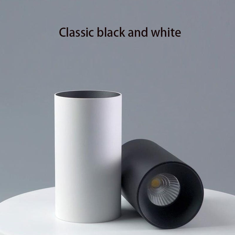 Round Dimmable Surface Mounted LED Downlights 7W 9W 12W 15W COB LED Ceiling Spot Lights AC110-220V LED Lamp Indoor Lighting