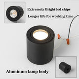 LED Downlight GU10 Led downlights with indoor spot light 5W high lumen led down light lamp rotatable degree