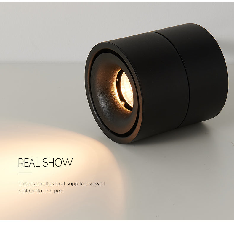 Tinlaibor Dimmable 9W LED Ceiling Rail lamp Household Nordic MainLiving room Bedroom Foyer Porch Aisle Spotlight Downlight