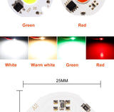 Tcosqy cob chip LED accessories AC 3w 5w 7w 10w 12w warm white cold white red light green light indoor lighting downlight spotlight