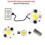 Tcosqy cob chip LED accessories AC 3w 5w 7w 10w 12w warm white cold white red light green light indoor lighting downlight spotlight