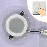 LED Downlight 5W 7W 9W 12W 15W 3W Light Guide Round Recessed Lamp White Blue Red Purple 3color Bedroom Living Room Indoor