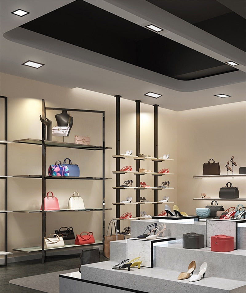 Ultra-thin Anti-Fog LED Panel Lamp Recessed Rectangle Bathroom Ceiling Downlights Corridor Aisle Industrial Grille Spot Lighting