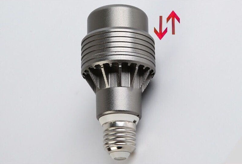 E27 Dimmable PAR20 LED light Zoom Spotlight Angle adjustment cob downlight 7w 10w 12w dining/living room bar cafe LED spot light