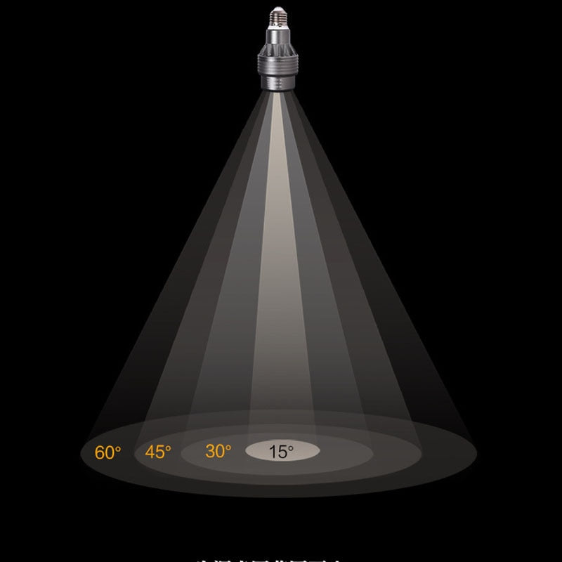 E27 Dimmable PAR20 LED light Zoom Spotlight Angle adjustment cob downlight 7w 10w 12w dining/living room bar cafe LED spot light