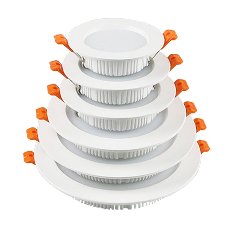 LED Dimmable Downlights 3W 5W 7W 9W 12W  Round Recessed Lamp 220V 110V Led Bulb Bedroom Kitchen Indoor LED Spot Lighting