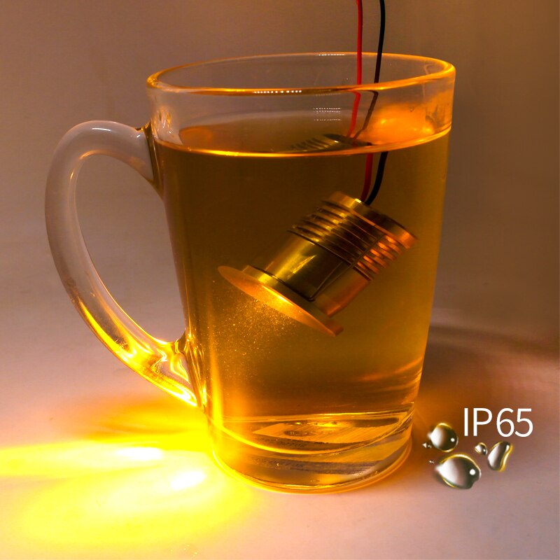 Built-in mini LED spotlight IP65 waterproof DC12V indoor bathroom ceiling kitchen 3W cabinet embedded focus 24V small downlight