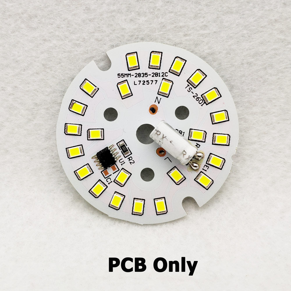 LED Module 5W 7W 9W 12W 15W 18W 10pcs AC220V Downlight PCB Aluminum plate White/Warm SMD2835 Smart IC Driver No Flick Lamp DIY