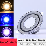 Dimmable Led Downlight 20Pcs 220V 9W 3 Color Spotlight Led Ceiling Lamp Indoor Ceiling Light Recessed Downlamp Home Lighting