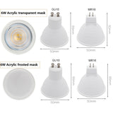LED Bulb Spotlight GU10 MR16 6W 220V Downlight fixture Spot light Recessed Lighting Kit LED Lampada Bulbs with MR16/GU5.3 Socket