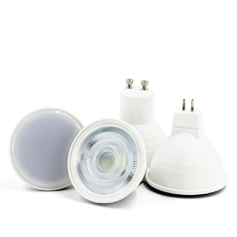 LED Bulb Spotlight GU10 MR16 6W 220V Downlight fixture Spot light Recessed Lighting Kit LED Lampada Bulbs with MR16/GU5.3 Socket