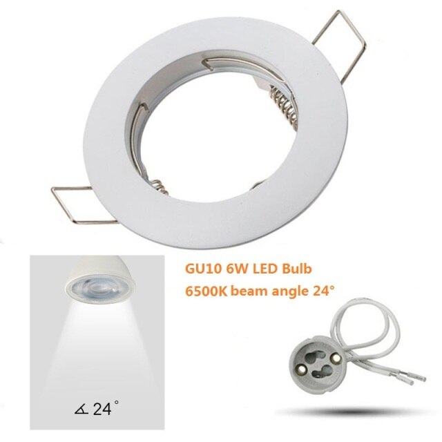 LED Bulb Spotlight GU10 MR16 6W 220V Downlight fixture Spot light Recessed Lighting Kit LED Lampada Bulbs with MR16/GU5.3 Socket