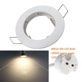 LED Bulb Spotlight GU10 MR16 6W 220V Downlight fixture Spot light Recessed Lighting Kit LED Lampada Bulbs with MR16/GU5.3 Socket