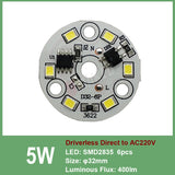 Downlight led pcb smd2835 integrated IC driver, 18W 120mm AC 220V 18w 15w 12w 9w 7w 5w 3w  for down light Diy