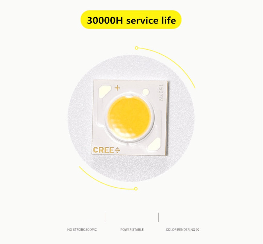 Led Downlight Foldable LED Spotlight Dimmable Ceiling 9W 12W 15W Spot Lights Surface Mounted Lamp Bedroom Kitchen Indoor Lighting