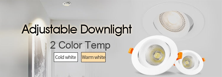 Recessed Downlight LED Ceiling Lamp 7W 12W 20W 220V Led Spotlights Track Light Built-In Lamps Indoor Lighting For Living Room