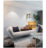 Recessed Downlight LED Ceiling Lamp 7W 12W 20W 220V Led Spotlights Track Light Built-In Lamps Indoor Lighting For Living Room