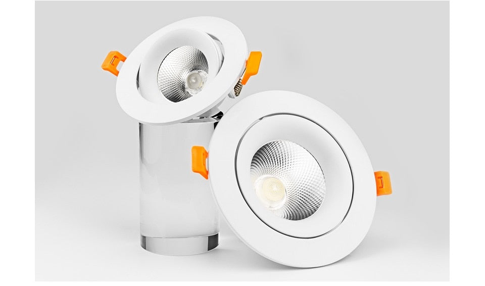 Recessed Downlight LED Ceiling Lamp 7W 12W 20W 220V Led Spotlights Track Light Built-In Lamps Indoor Lighting For Living Room