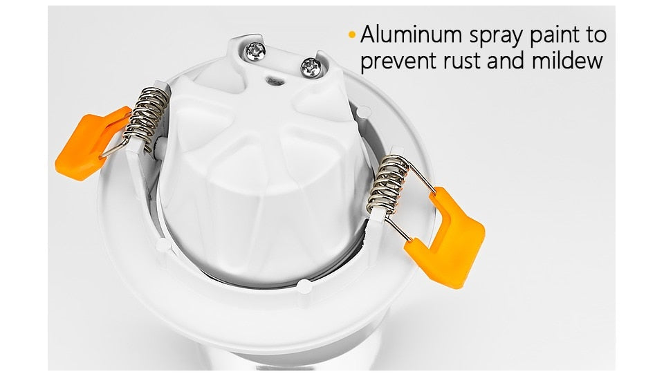 Recessed Downlight LED Ceiling Lamp 7W 12W 20W 220V Led Spotlights Track Light Built-In Lamps Indoor Lighting For Living Room