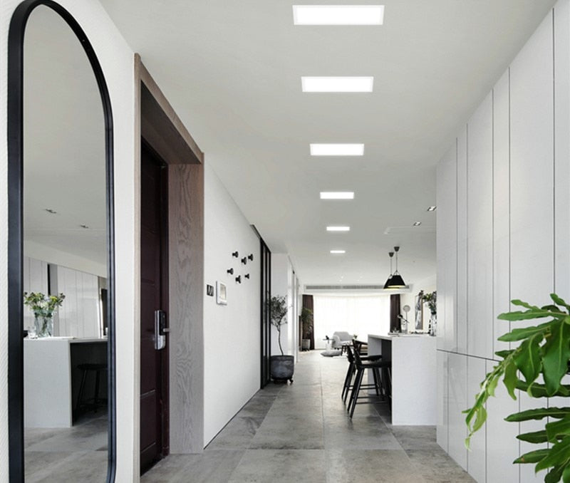 LED panel recessed downlight 12W 18W 24W square LED downlight super bright energy saving AC110V 220V home indoor lighting