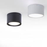 Surface Mounted LED Downlight 7W 9W 15W 18W 24W 30W Dimmable 110V 220V Simple Ceiling Spot Lamp Black and White Indoor Lighting