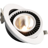 Dimmable 360° Rotatable LED Ceiling Spot Light 5W 7W 10W 15W Round LED Recessed Downlight with AC 85-265V + LED Driver